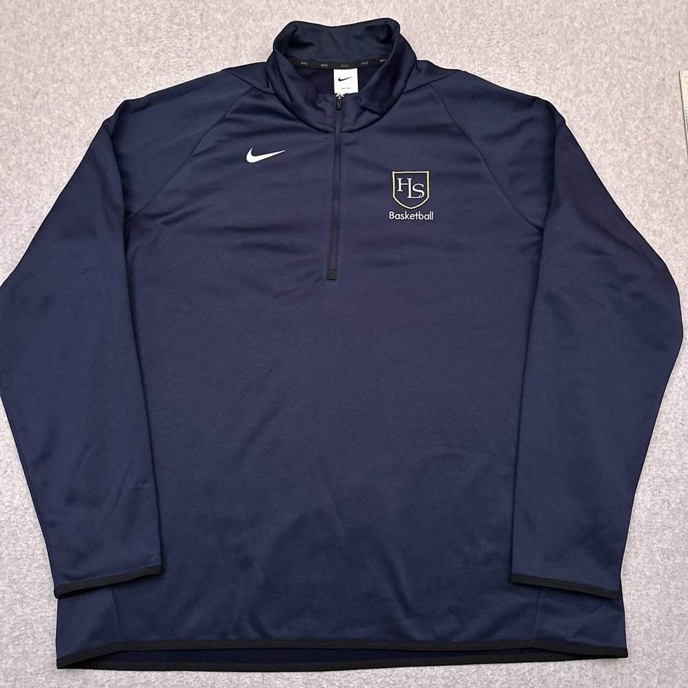 Nike HLS Highlands Latin Basketball Therma-FIT 1/4 Zip Fleece Pullover Mens 2XL‎